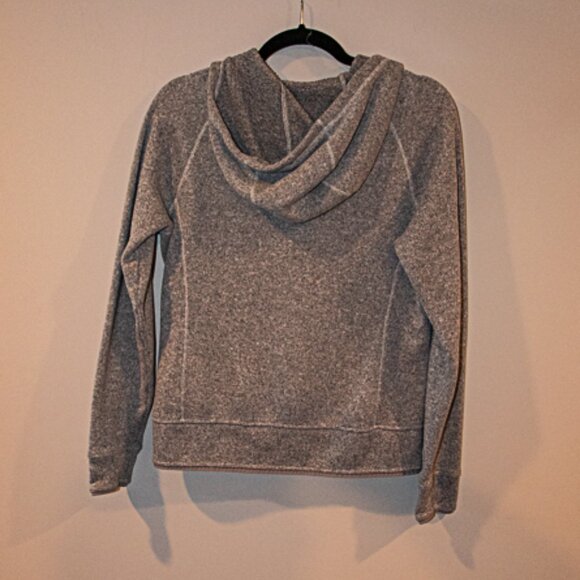 The North Face 1/2 Zip Grey Hoodie Size Medium - Picture 3 of 4